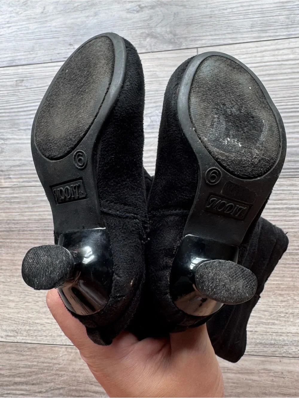 Little Girl’s Black Mid-Calf Buckle Boots - Elegant Everyday Style